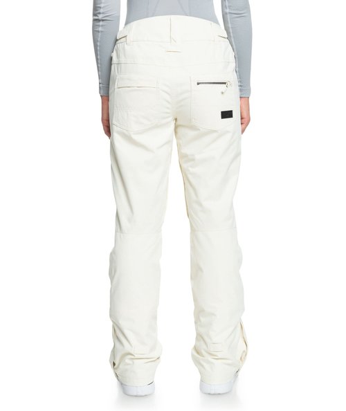 Roxy Women's Nadia Snow Pants with DryFlight Technology, Egret (WBS0), Large