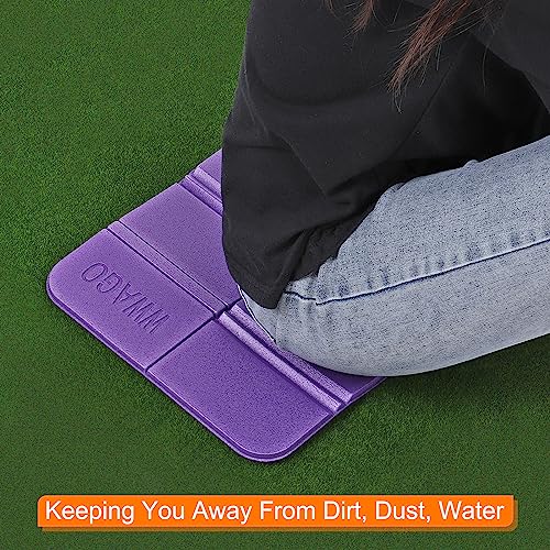 PATIKIL Foldable Cushion Seat Camping Sitting Pad Small Waterproof XPE Foam Outdoor Sitting Mats for Picnic Hiking Stadium...