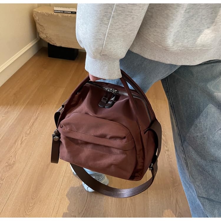Nylon Crossbody Bags for Women Shoulder Handbag Casual Everyday Purse Lightweight Top Handle Cross Body Bag