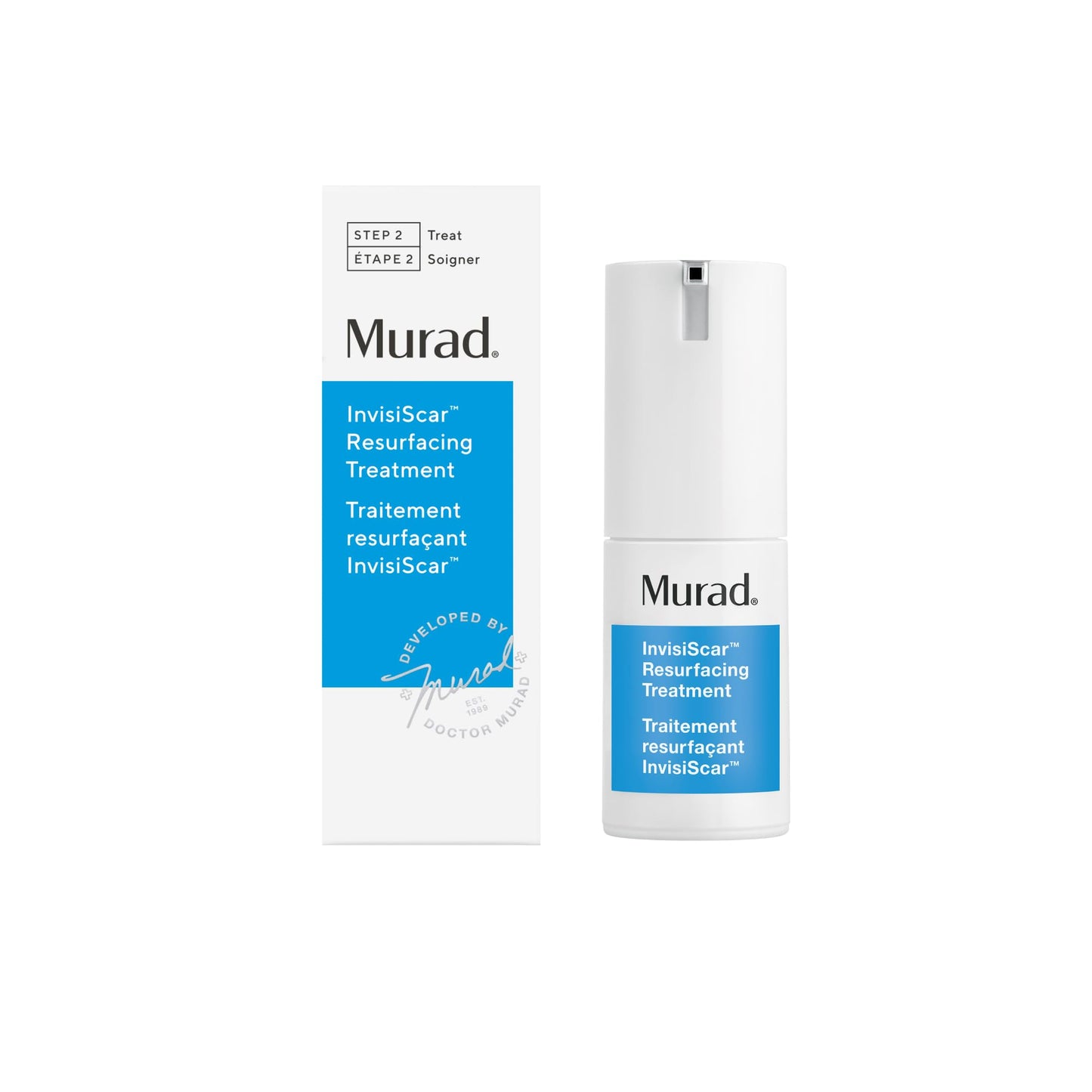 Murad InvisiScar Resurfacing Treatment - Acne Scar Solution with Vitamin C, Salicylic Acid & Centella Asiatica for Smoother Text