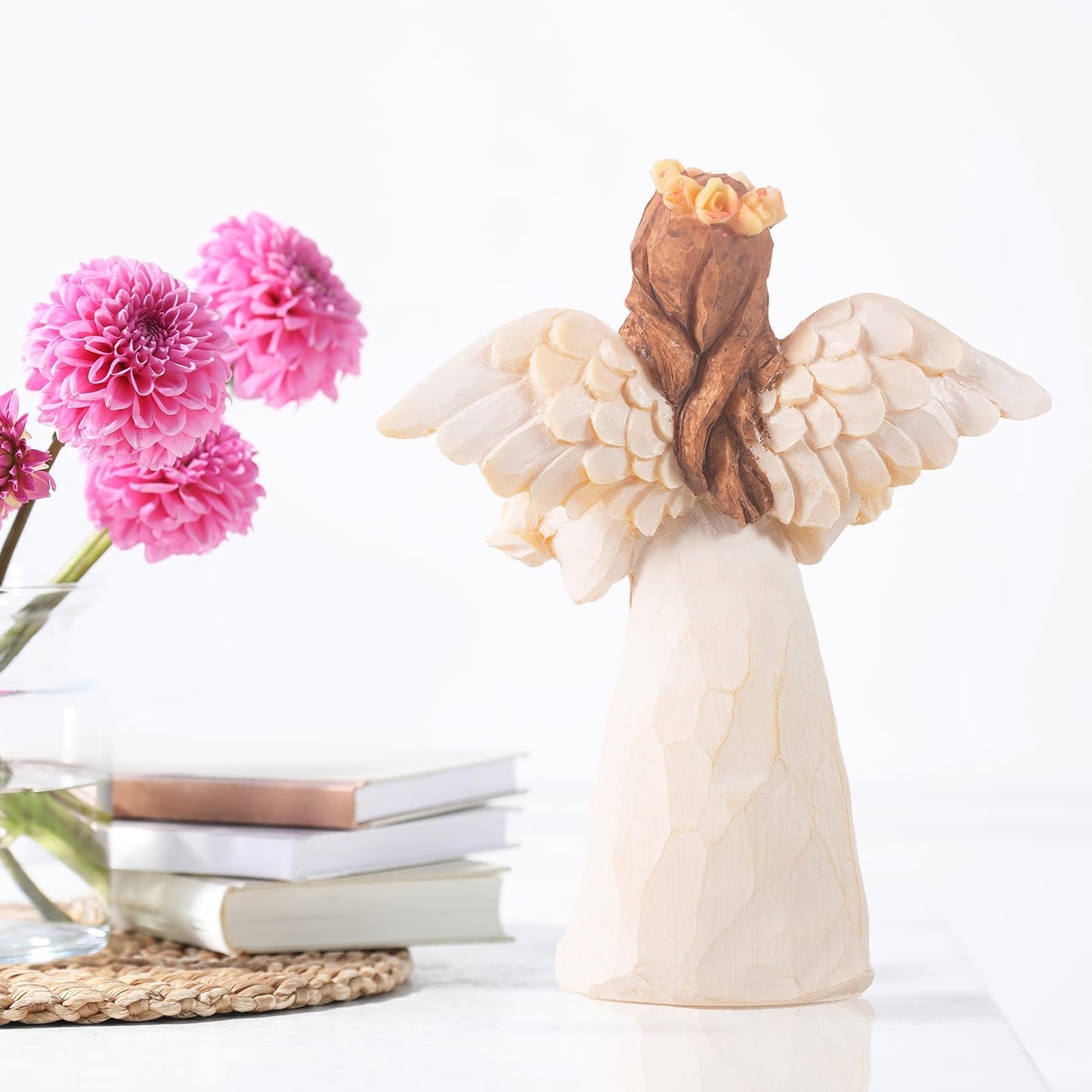 Sisters Gifts,5.12" Angel Figurine Gifts to Sister,Birthday Gifts for Sister from Sister,Sisters Gifts for Women on Birthday and Sister's Day