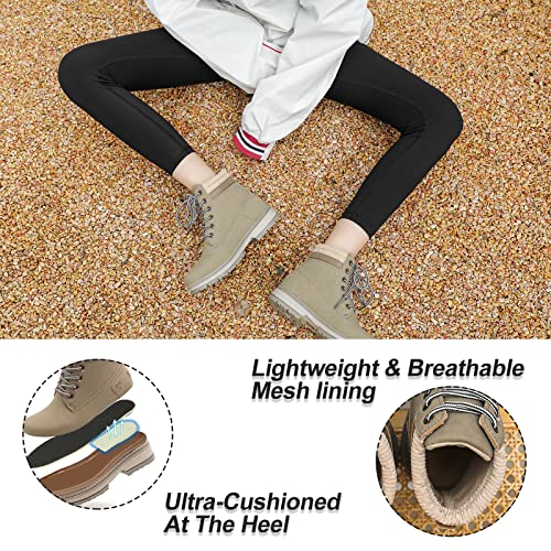 sofysofy Women Work Boots - Waterproof Hiking Outdoor Lightweight Construction Comfortable