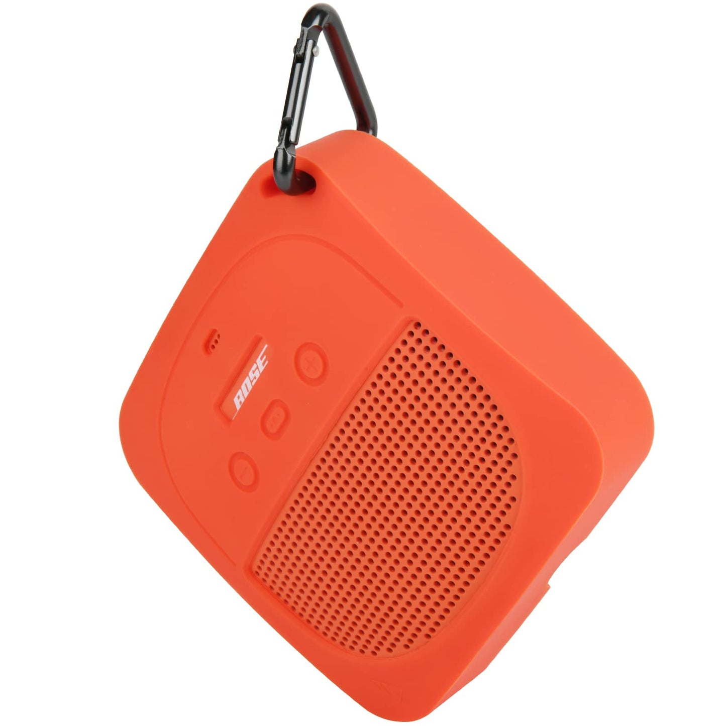 Txesign Silicone Case Compatible With Bose Soundlink Micro Speaker, Soft Travel Carrying Case Protective Cover With Metal Hook F