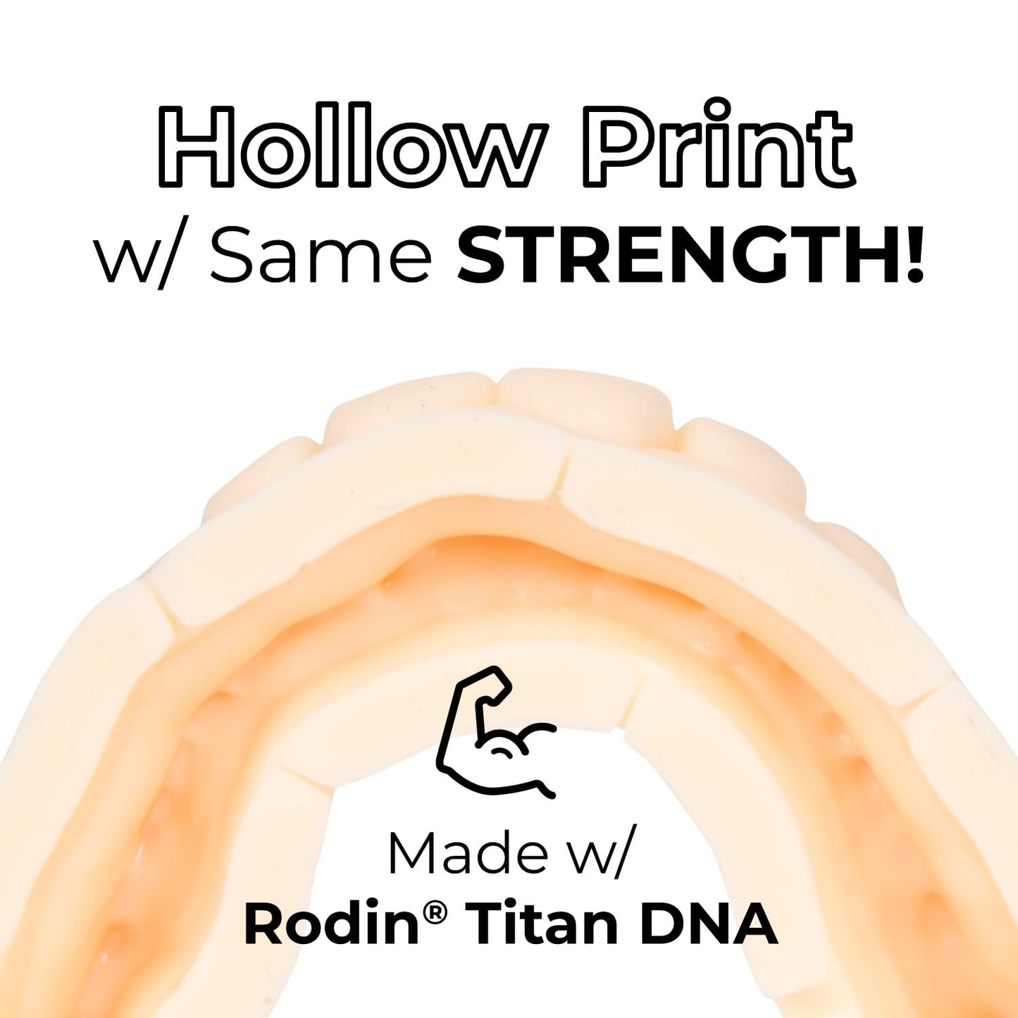 Rodin TruModel Dental 3D Printer Resin for Precision Models - High Accuracy, Durable, VOC-Free, Odor-Free, Scanner-Friendly - 4kg Bottle (Sand)