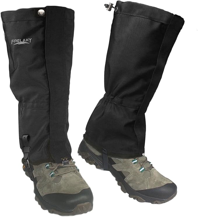Frelaxy Leg Gaiters Ultra HIGH-Performance Hunting Gaiters, 100% Waterproof Hiking Gaiters with Upgraded Rubber Foot Stra...