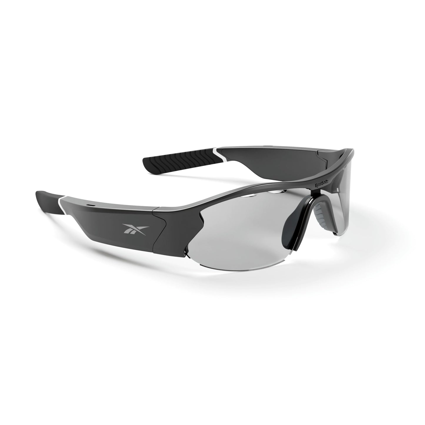 Reebok Octane Shift Smart Eyewear Powered by Lucyd - Photochromic Adaptive Lens - HiFi Bluetooth Sport Glasses