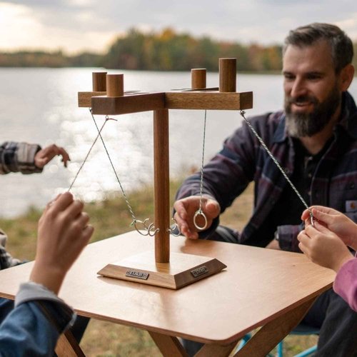 Elakai Outdoor Games for Adults and Family Premium Carry Bag Included 4 Player Hook and Ring
