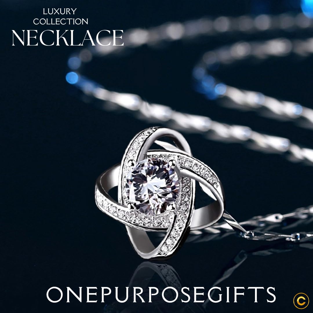 Onepurposegifts Best Friend Necklace for Birthday, Long Distance, Jewelry