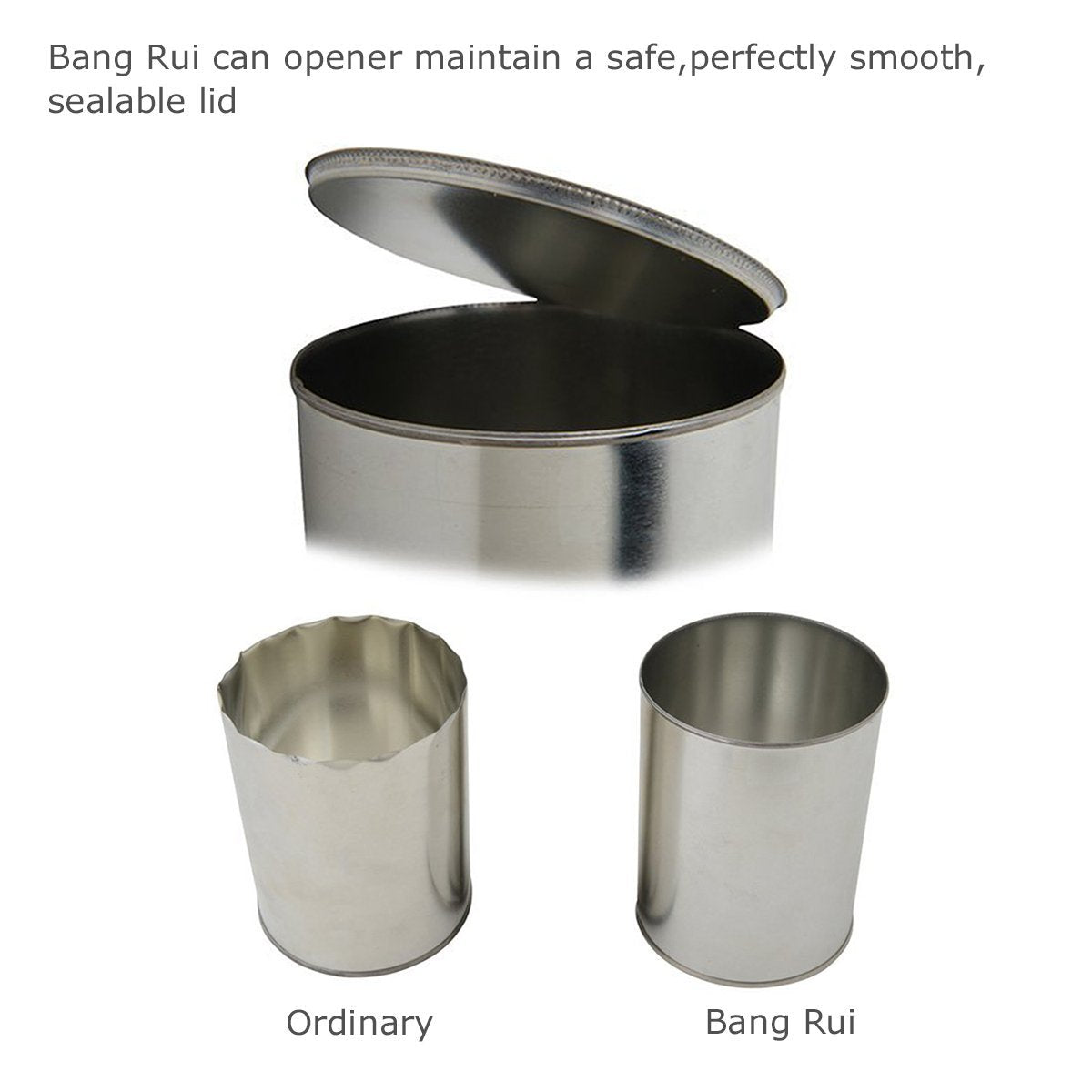 Kitchen Automatic Safety Cordless One Tin Opener&Bangrui Professional Electric Opener.One-touch switch .Smooth can edge.Being friendly to left-hander and arthritics!(Purple)