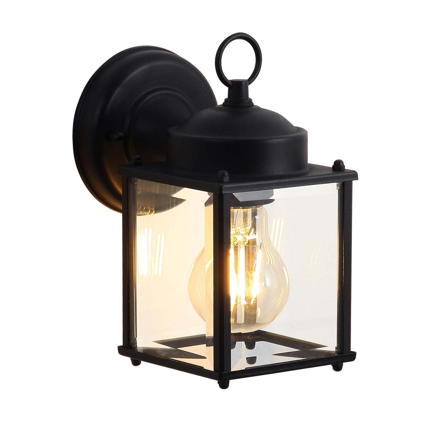 Kainozoic Outdoor Wall Light Fixtures Waterproof Matte Black Exterior Light Fixture Anti-Rust Outdoor Wall Lantern for Porch Patio Front Door Garage House