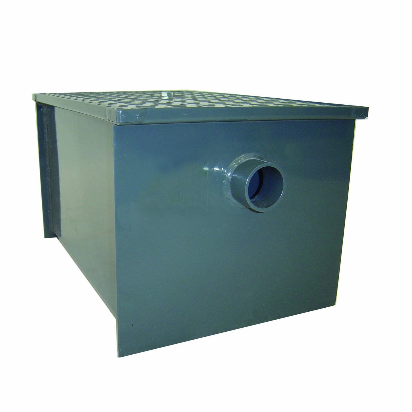 John Boos GT-20 Carbon Steel Grease Interceptor, 20.1" Long by 12.1" Tall by 14.5" Wide, 20 lbs Grease Capacity