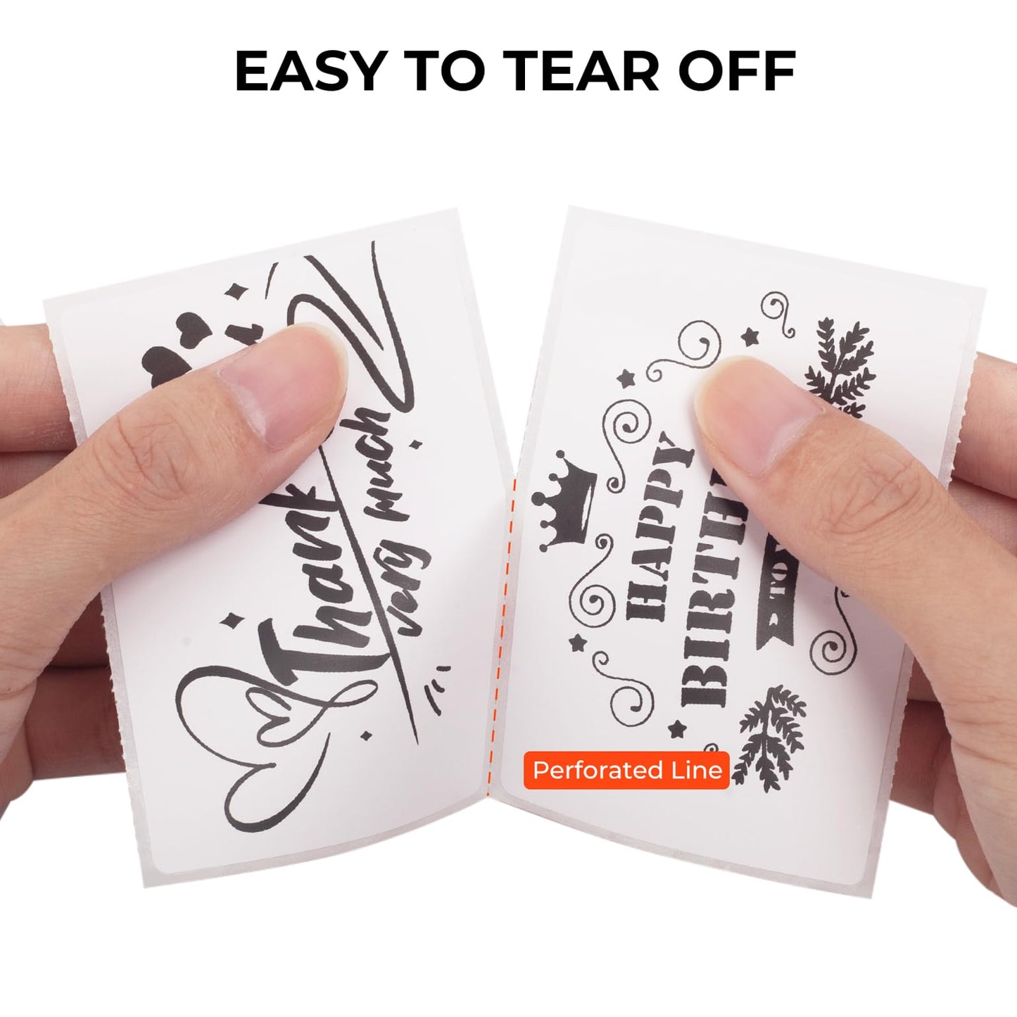 MUNBYN 3x2 Inch White Thermal Labels, Thermal Sticker Labels for Price, Barcode, Mailing, Name, 500 Sheets/1 Roll