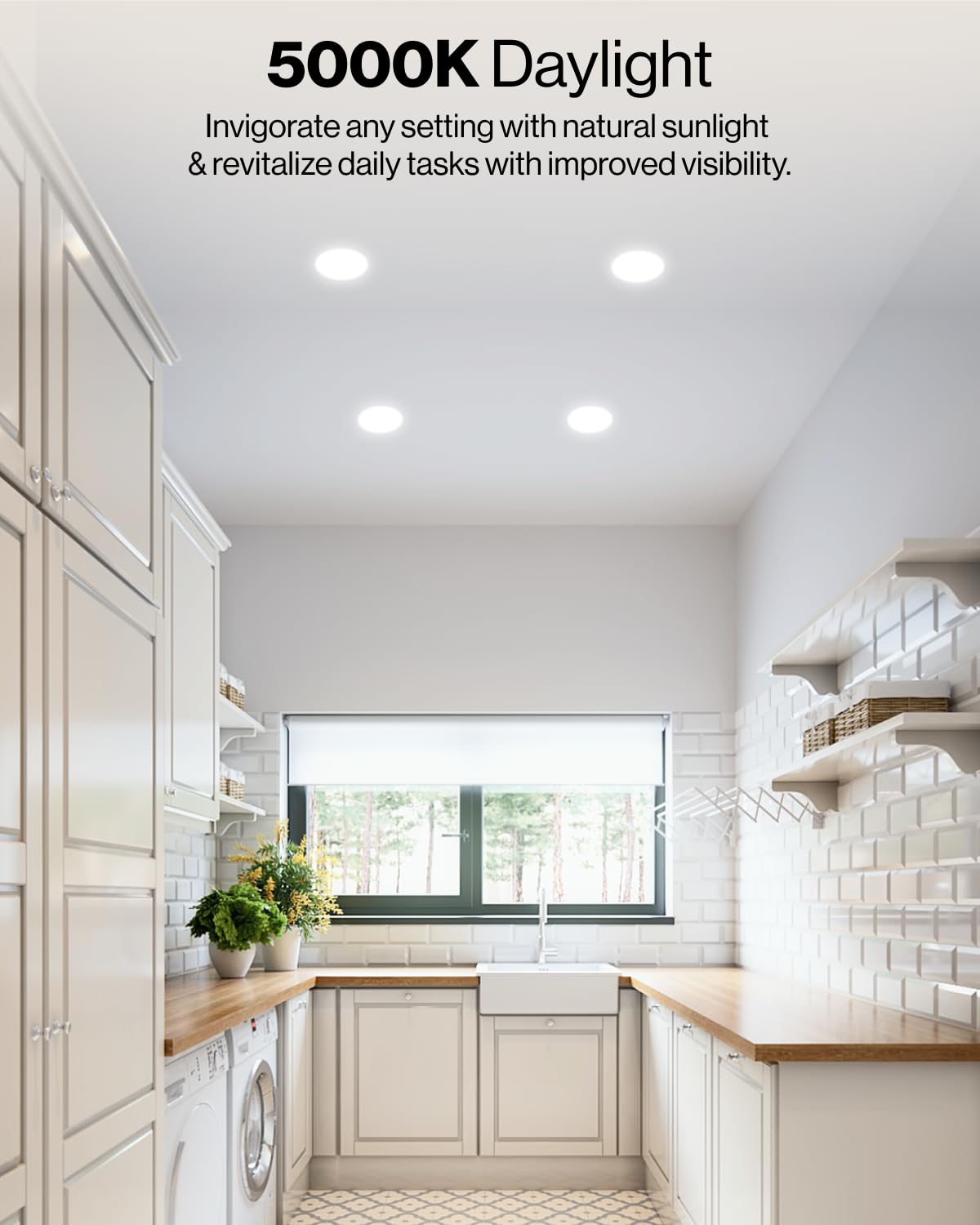 Sunco 96 Pack 6 Inch LED Recessed Light, Retrofit Downlight Can Lights for Ceiling, Baffle Trim, 1050 LM, 13W (75W Equivalent), 5000K Daylight, Dimmable, Damp Rated UL.