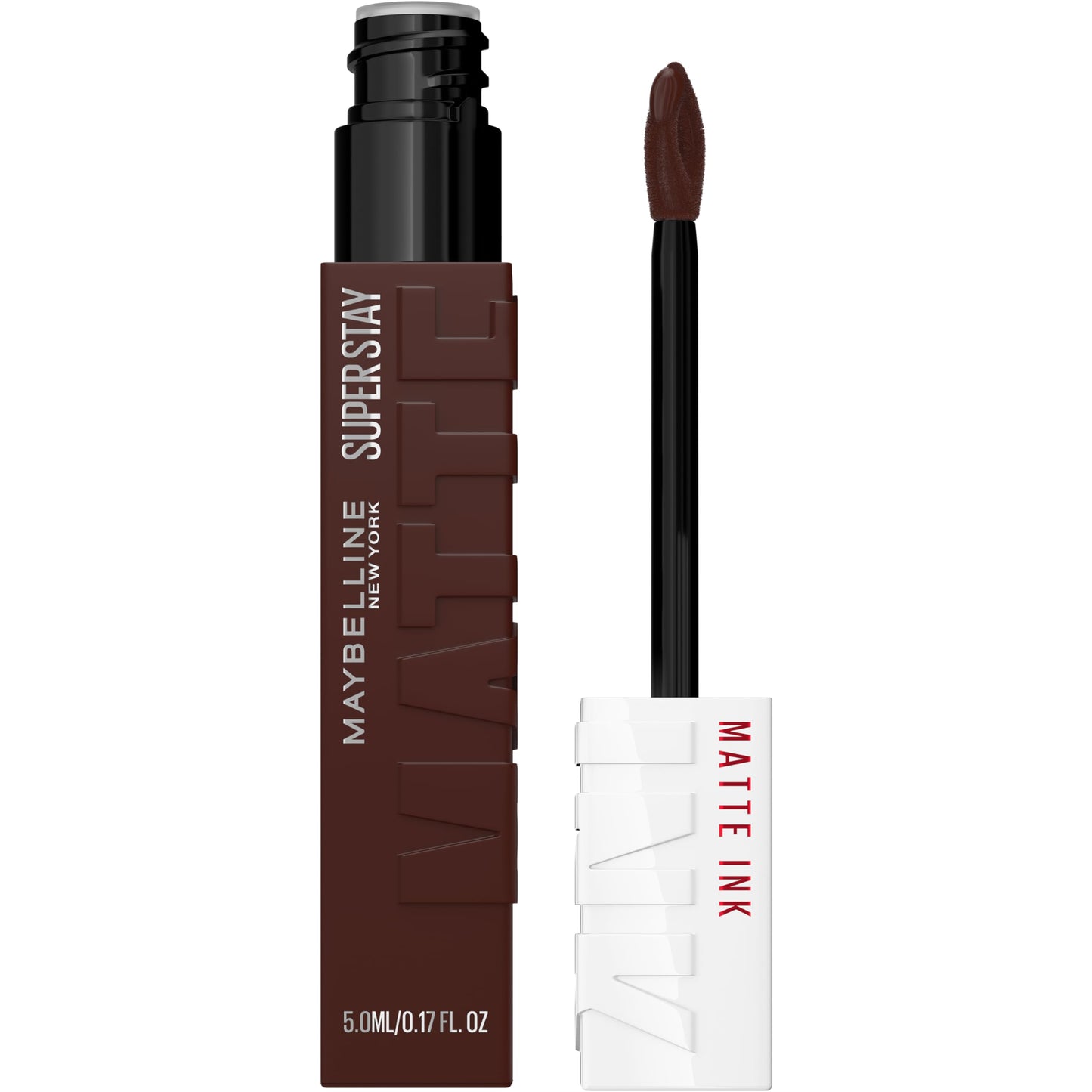 Maybelline Super Stay Matte Ink Liquid Lipstick Makeup, Long Lasting High Impact Color, Up to 16H Wear, Vixen (Intense Blackened