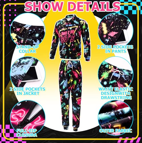 Mepase Retro 80s 90s Outfit for Men Side Taping Sportswear Urbanwear Streetwear Casual Long Sleeve 90s Tracksuit for Jogger