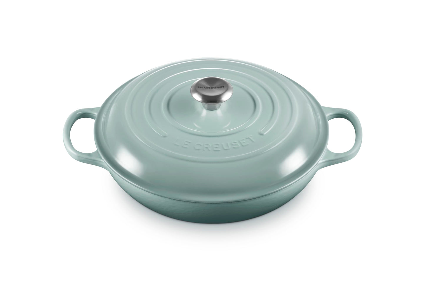 Le Creuset Enameled Cast Iron Signature, 9-Piece Cookware Set, Sea Salt