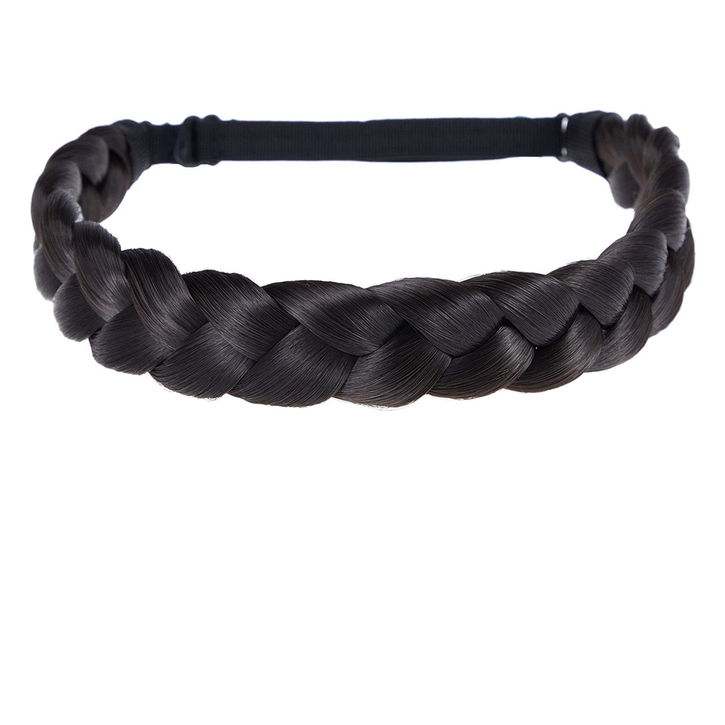 TOECWEGR Braid Headband 3 Strand Synthetic Braided Hair Headbands Stretch Plaited Hairpiece Fashion Girl Costume Accessory