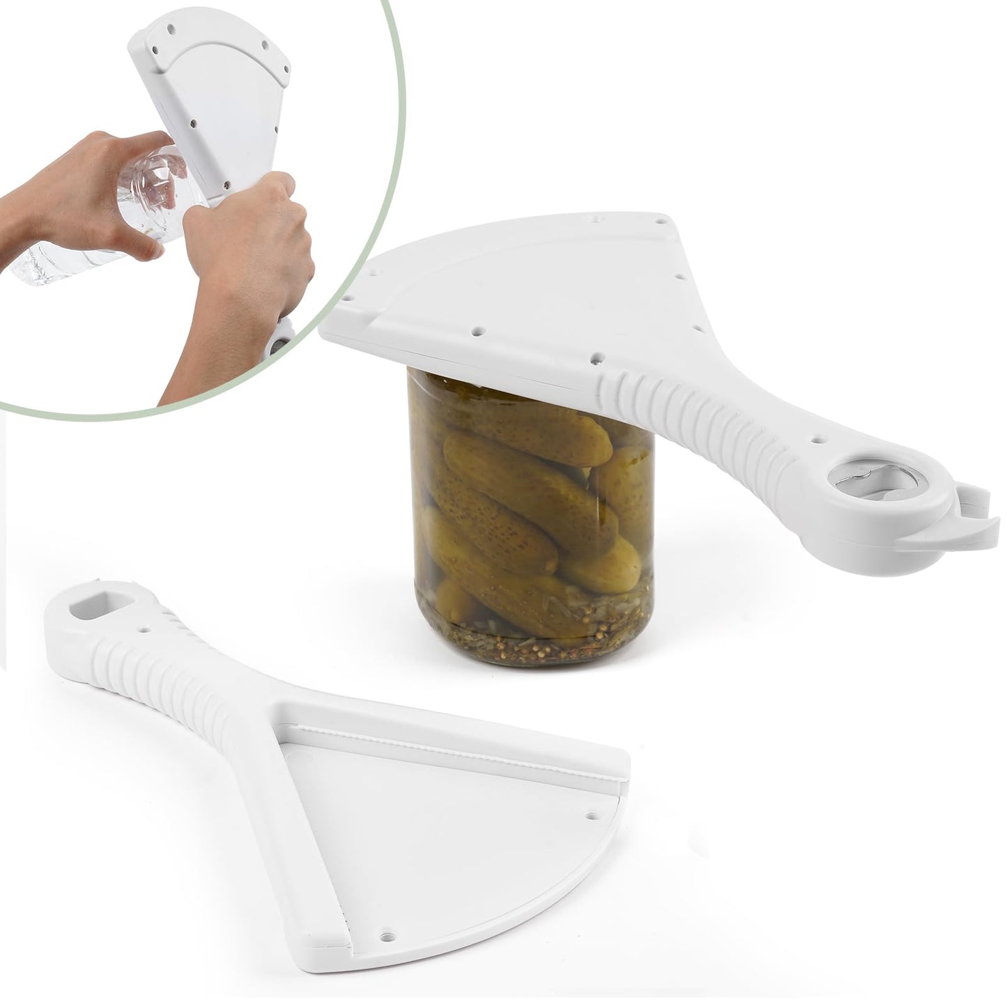 Jar Opener Bottle Opener for Weak Hands, Seniors with Arthritis and Anyone People with Inconvenient Hands,Get Lids Off Easily,Best Gift for Kitchen Gadgets