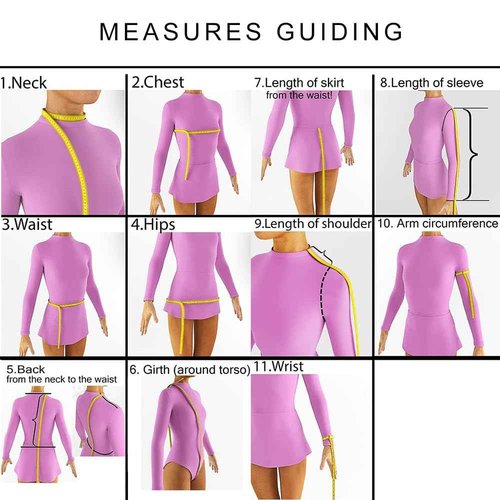 LIUHUO Ice Figure Skating Dress Girls Women Elegant Quality Crystals Competition Ice Dance Skirt Competition Blue