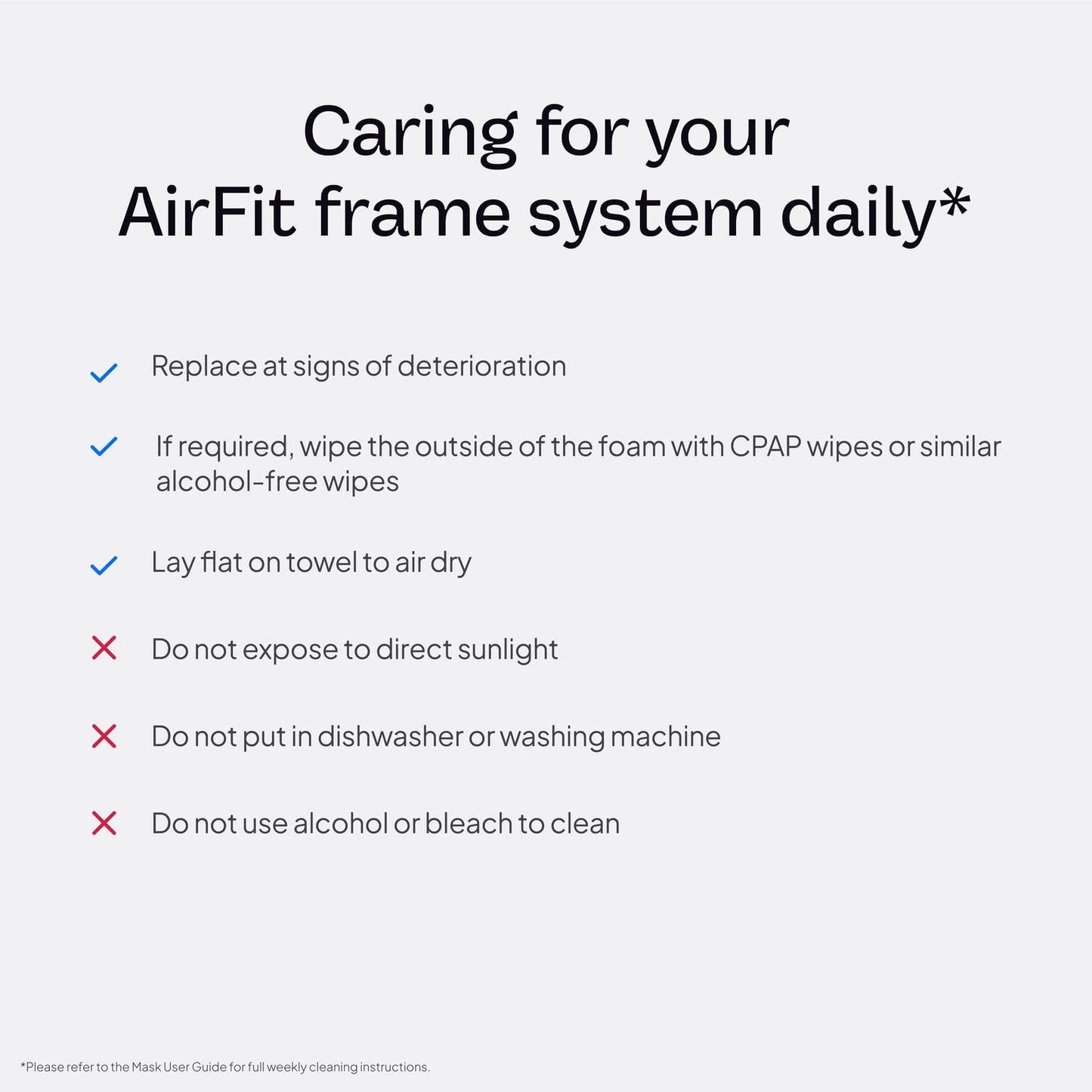 ResMed AirFit N30 Frame System - For Nasal CPAP Mask - Replacement CPAP Accessories - Without Headgear - Medium
