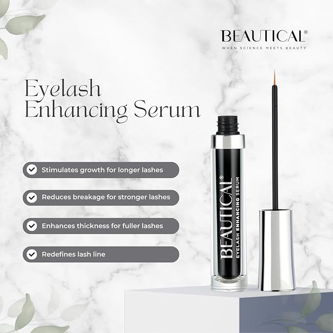 Eyelash Serum – Lash Enhancing & Conditioning Formula with Botanical Ingredients for the Appearance of Fuller, Shinier & Healthier-Looking Lashes – Nourishing Lash Care, 3ml