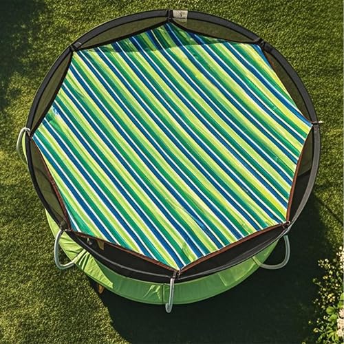 Trampoline Shade Cover, Waterproof UV Trampoline Top Cover, Trampoline Cover for 8ft 10ft 12ft 14ft 15ft 16ft Trampoline, ...