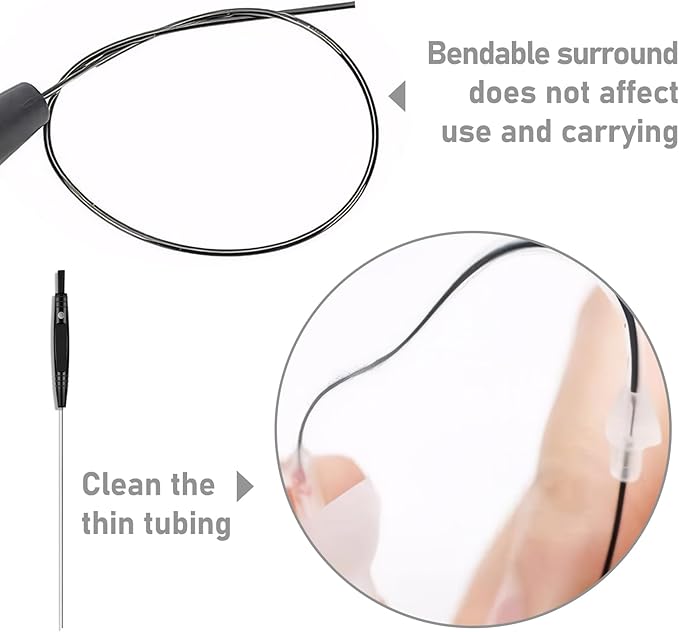 Hearing Aid Cleaning Kit 13 Pcs Hearing Aid Cleaner Black Hearing Aid Cleaning Tools,Hearing Aids Cleaning Kit Includes Hearing Aid Cleaning Brush,Magnifier,Ventilation Rod,Screwdriver,Storage Bag