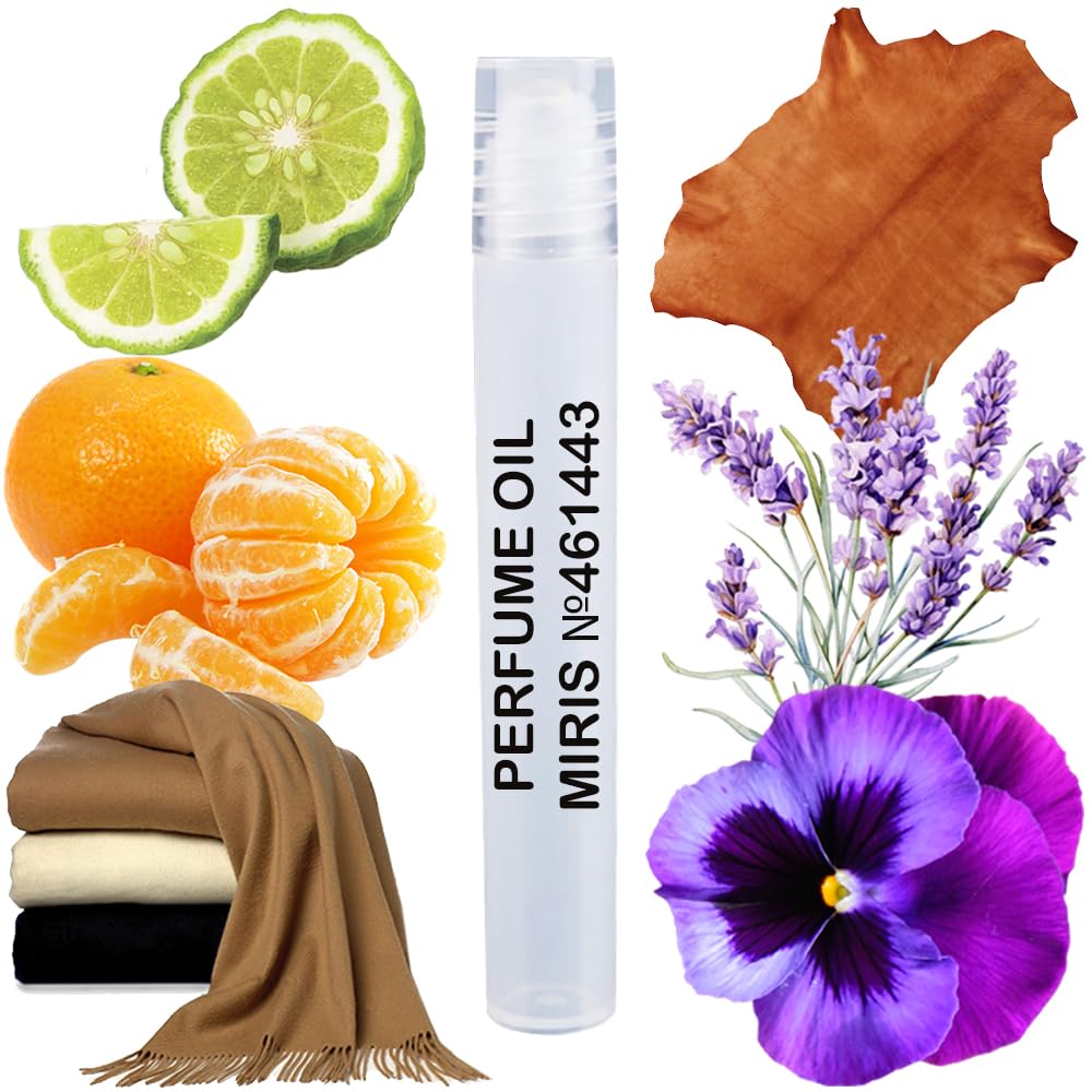 MIRIS No. 461443, Inspired by My Land, Long-Lasting Perfume Oil for Men Roll-On, Rollerball 0.34 Fl Oz / 10 ml