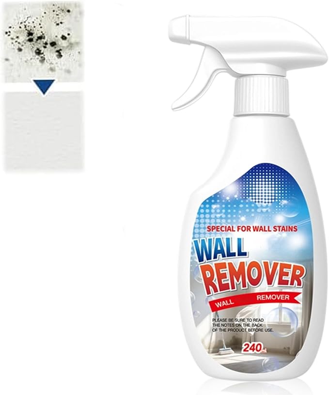 Highly Effective Removal Spray, 8.46 Fl.oz Wall Cleaner Spray, Dirt, Dust And Stain Remover, for Wood, Tile, Fabric, Bathrooms, Kitchens, Long-Term Protection