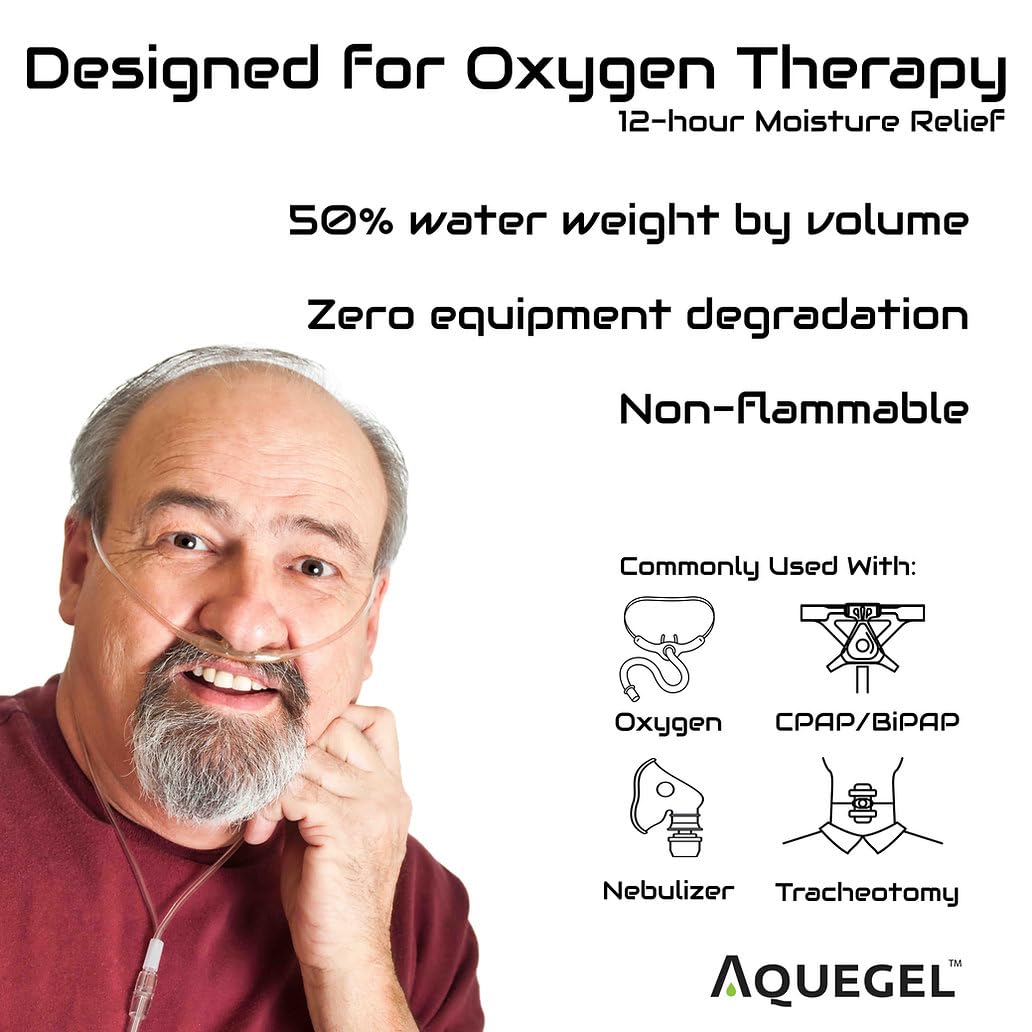Aquegel Variety Pack (Buy 3, GET 1 Free!) 12-Hour Nasal Moisture Relief, Nasal Moisturizer for Oxygen Therapy, Dry Nose, Nasal Dryness, Nosebleeds, Cannula, CPAP. Saline Nasal Gel