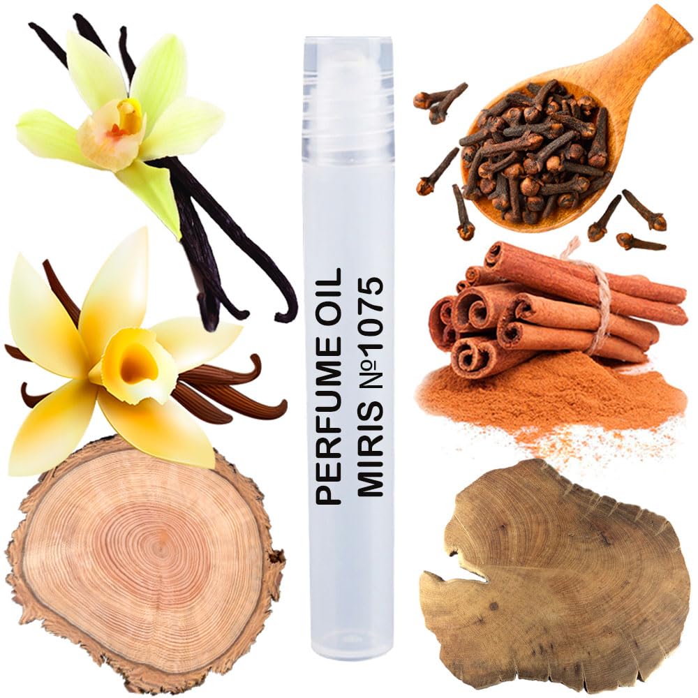 MIRIS No. 1075, Inspired by Vanille Absolu, Long-Lasting Perfume Oil for Women Roll-On, Rollerball 0.34 Fl Oz / 10 ml