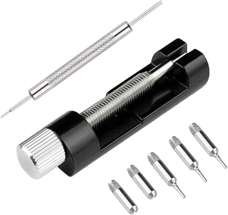 Watch Link Removal Kit, Tools to Adjust and Remove Bracelets，Pin Remover for Sizing Strap，Watch Band Adjustment Tool Kit w...