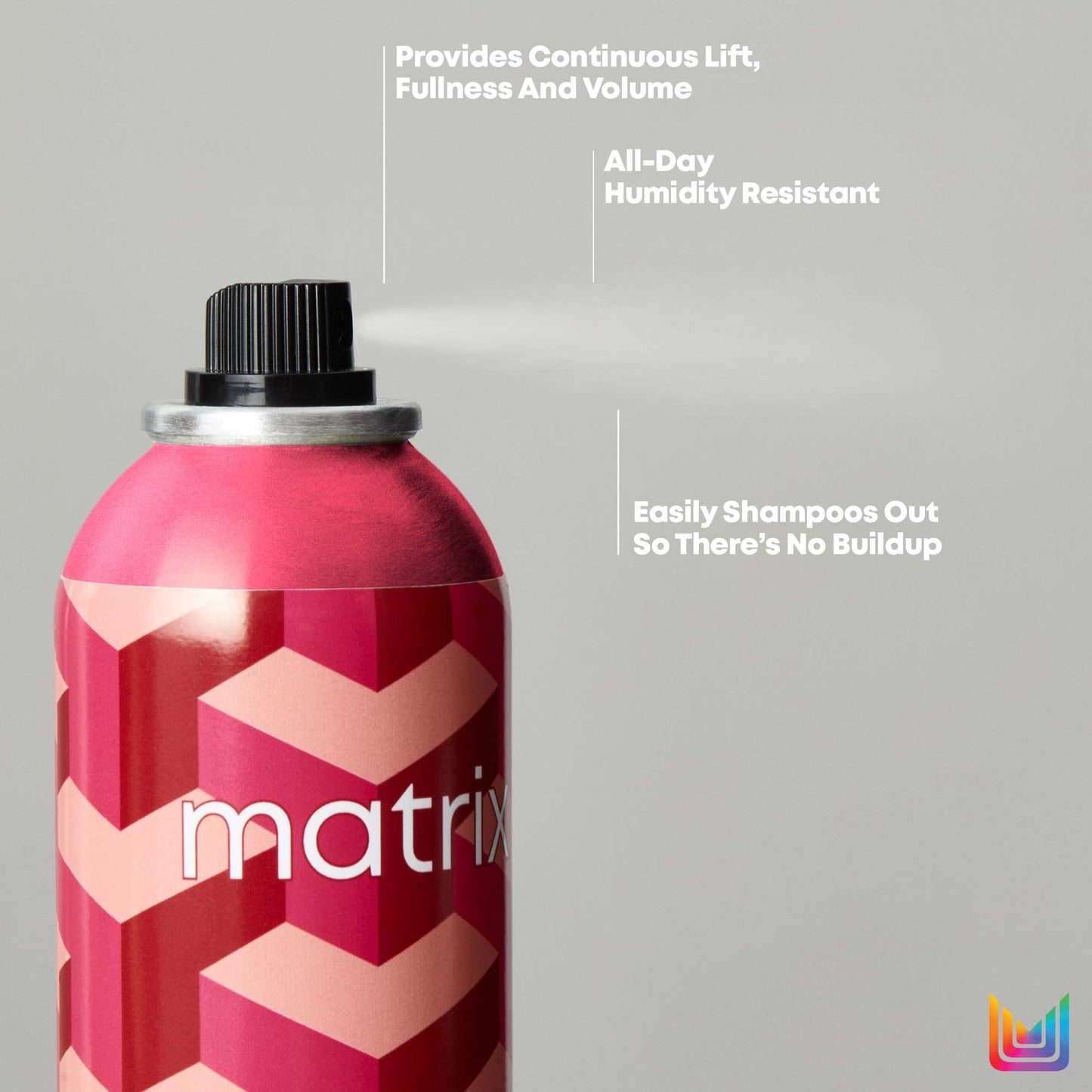 Matrix Styling Fixer Hairspray - Adds Flake-Free Lift, Fullness and Volume, Controls Frizz, Dry Finish With Flexible Hold, For A