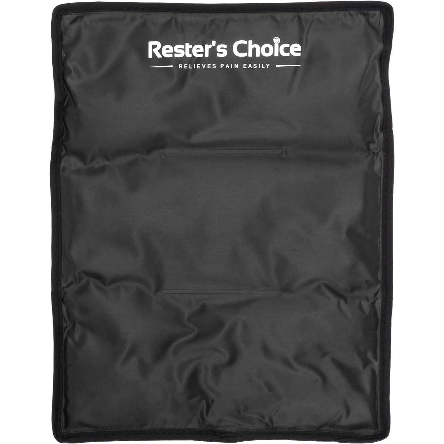 Ice Pack for Injuries Reusable, Soft Gel Flexible - (Large: 11"x14.5") for Hip, Shoulder, Knee, Back - Comfy Cold Pack Compress for Swelling, Bruises, Surgery (Black, 1 Pack)