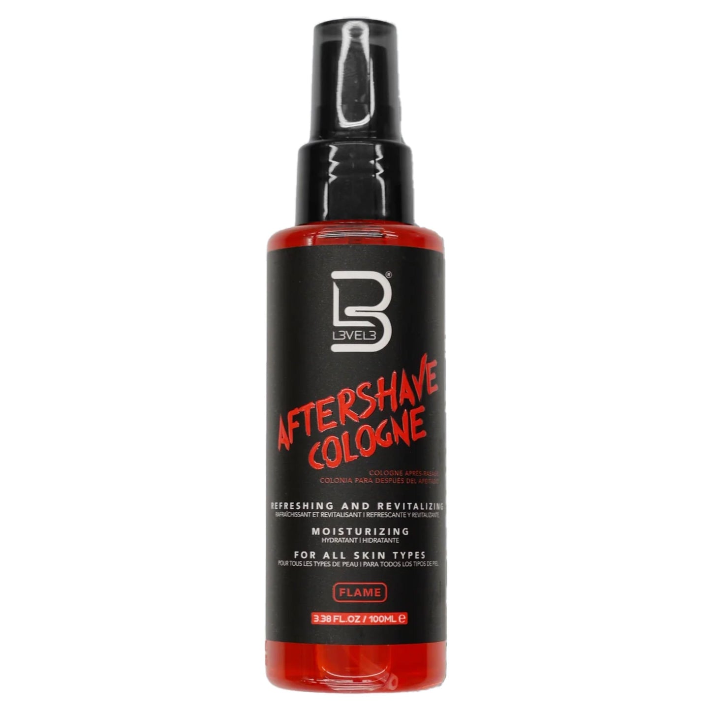 L3 Level 3 After Shave Spray Cologne - Softens Skin - Refreshes and Relieves Face and Skin - Moisturizing Formula Level Three After Shaving