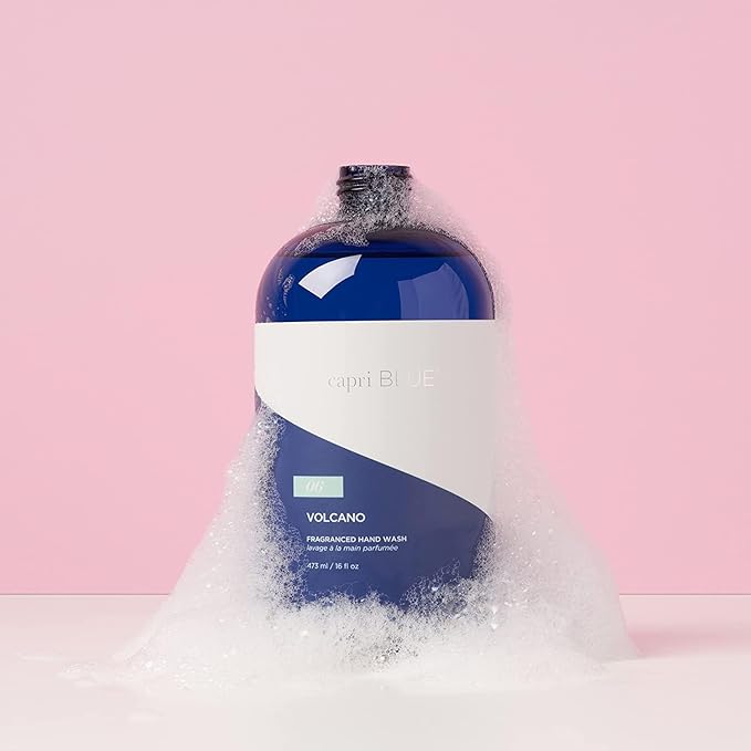 Capri Blue Hand Wash Refill - Moisturizing Liquid Hand Soap Refill - Moisturizing Soap Scented with Notes of Tropical Fruits - No Added Gluten, Parabens, or Sulfates (Volcano, 16 fl oz)