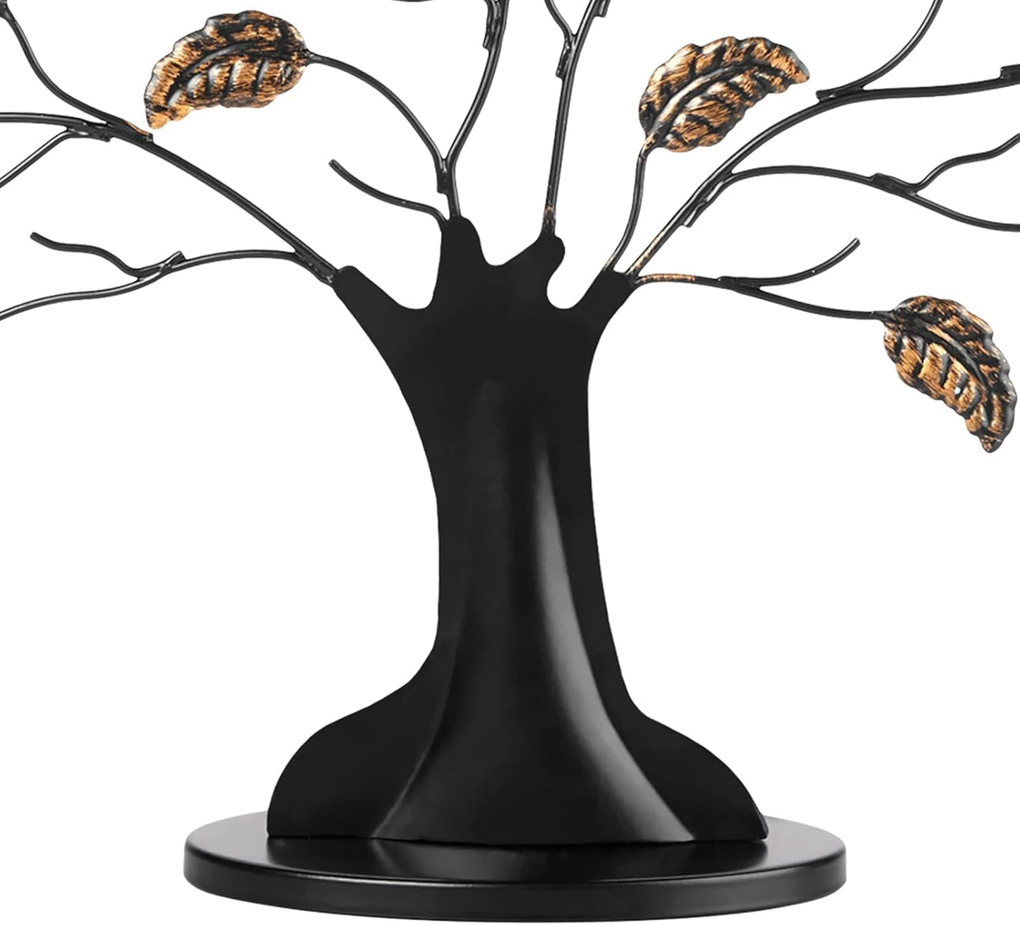 Americanflat Family Tree Picture Frame - Includes 6 Hanging 2x3 Picture Frames - Adjustable Ribbon Tassels - Ideal as Mother’s Day Gifts, Birthday Gifts, or Christmas Decor - Black and Bronze