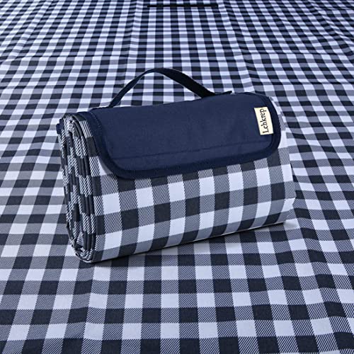 Lchkrep Picnic Blanket Beach Blankets 80"x60" Large Sandproof Waterproof Camping Portable Travel Blanket Play Mat for Outd...