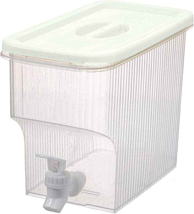 Drink Fountains for Parties, 1 Gallon Fridge Water Dispenser, Plastic Water Dispenser with Spigot, Suitable for Party, Ba...