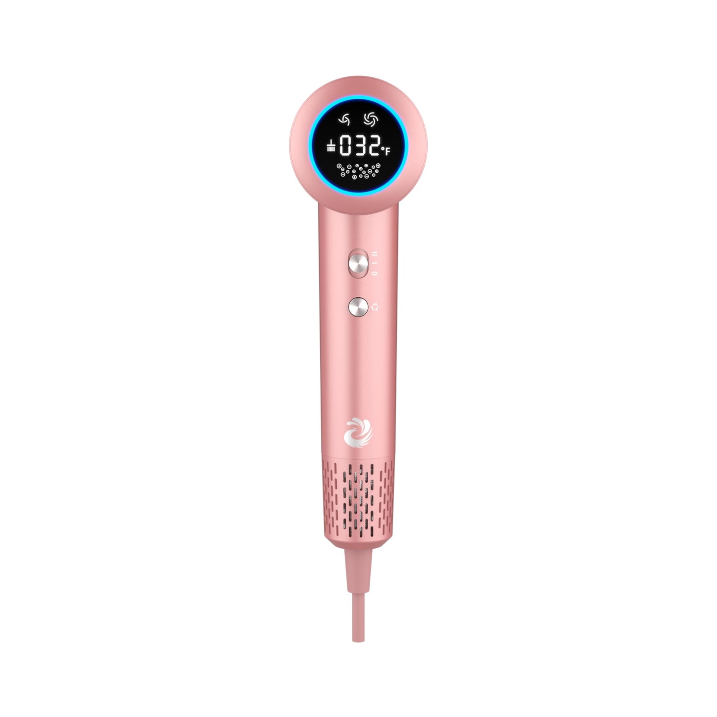 KARFUN Plasma Hair Dryer, 1500W High Speed Blow Dryer with Plasma Tech (Positive+Negative Ionic), LED Display, 5 Temps 2 Speed,