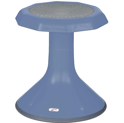 ECR4Kids ACE Active Core Engagement Wobble Stool, 15-Inch Seat Height, Flexible Seating, Powder Blue