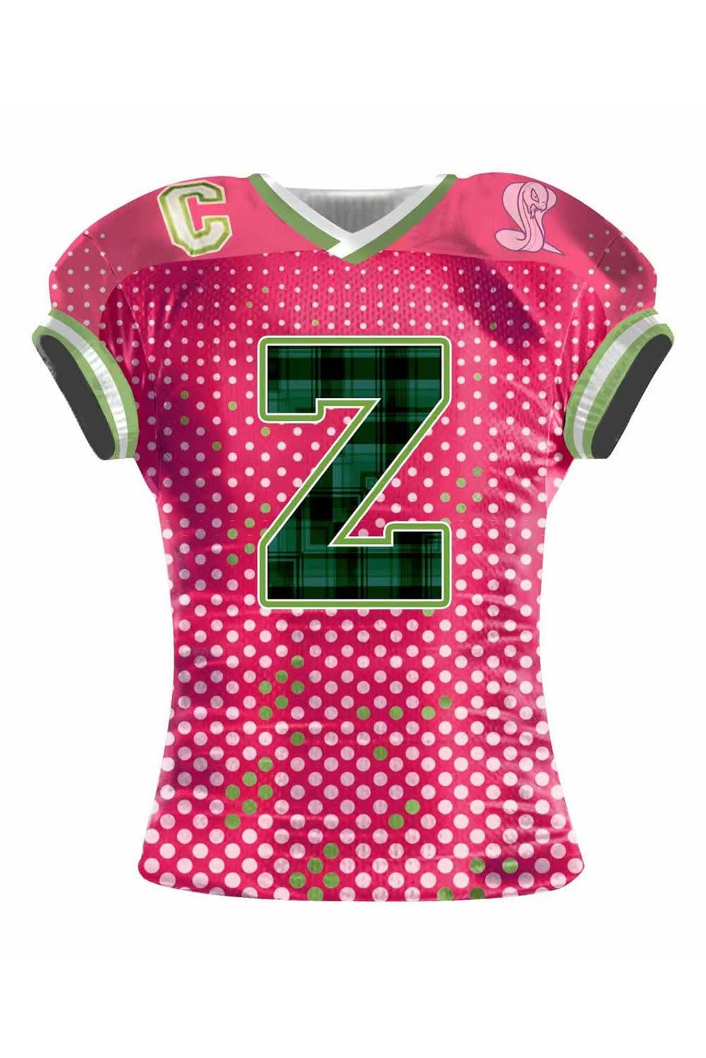 Zed Costume for Men from Zombies Halloween Seabrook Football Jersey Movie Cosplay