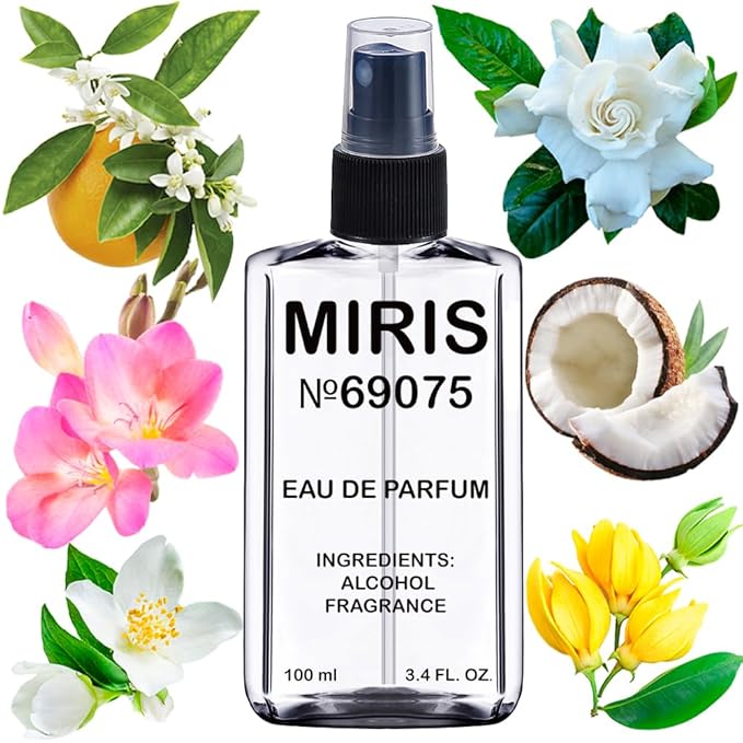 MIRIS No. 69075, Inspired by Lust for Sun, Long-Lasting Unisex Eau de Parfum for Women & Men, Spray 3.4 Fl Oz / 100 ml
