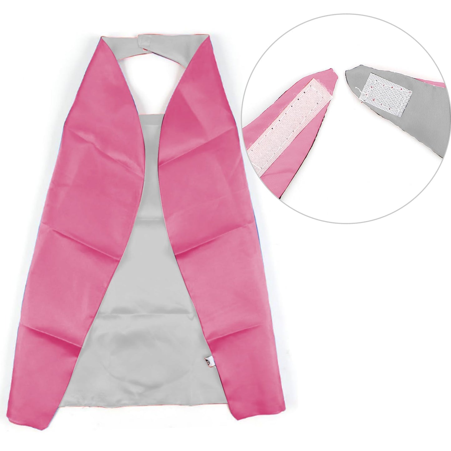 Mizzuco Superhero Capes for Kids Cloak with Mask Halloween Costumes and Party Dress up 2PCS（Pink +Blue