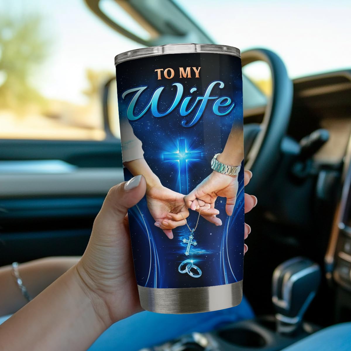 Pawfect House To My Wife Tumbler, Anniversary Birthday Gifts For Wife Women, 20 Oz Stainless Steel Tumbler With Lid, Husband To Wife Drinkware, Religious Love Coffee Mug, Wife Gifts From Husband
