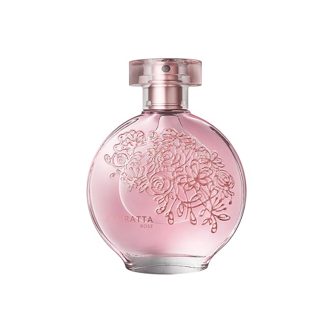 O Boticário Floratta Rose Eau de Toilette, Long-Lasting Floral Rose Fragrance Perfume for Women, 2.5 Ounce