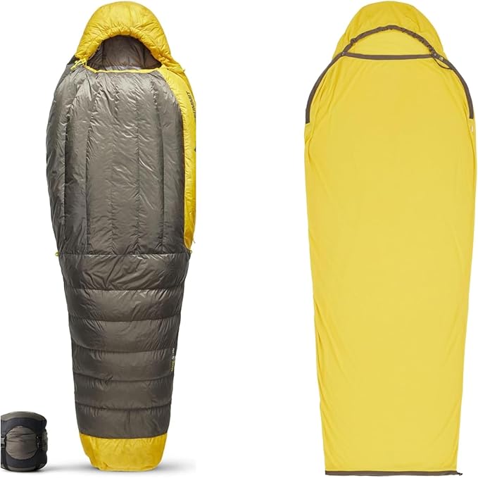 Sea to Summit Sleep System: Spark Sleeping Bag and Reactor Liner