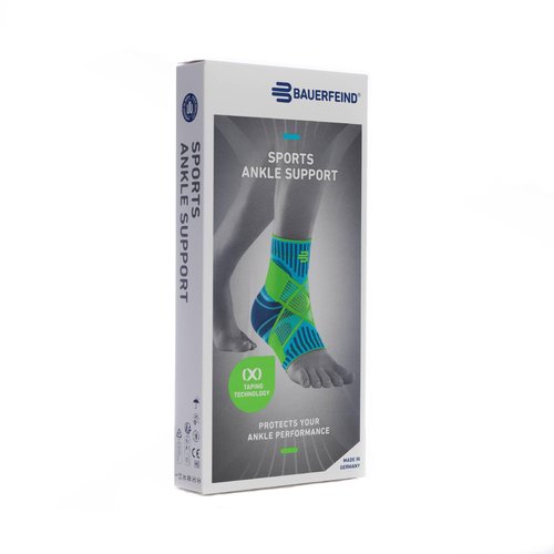 Bauerfeind Sports Ankle Support - Ankle Brace for Stabilization & Protection - Figure-8 Taping Strap - Targeted Compression - Lightweight & Durable