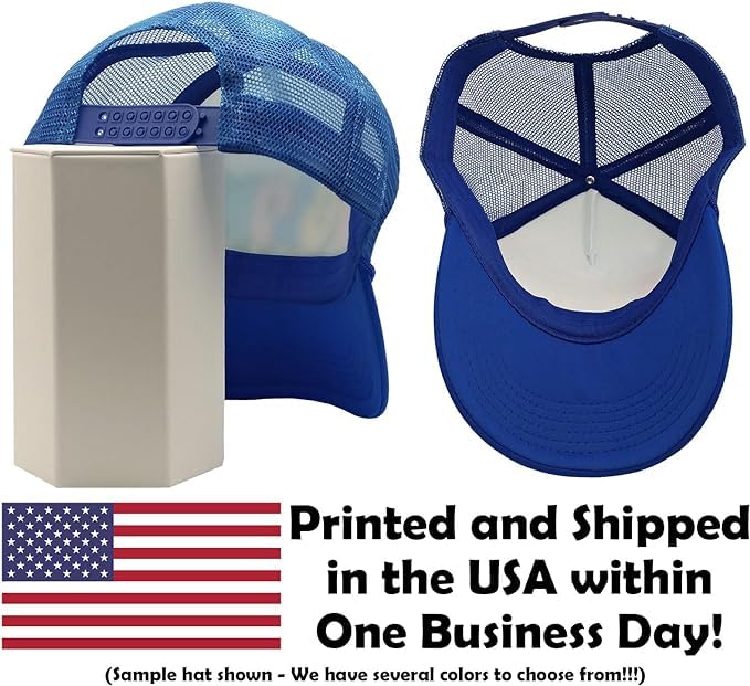 The Goozler Freedom Eagle Patch Style Unisex Adjustable Snap Back Embroidered Trucker Hat Mens Womens America USA