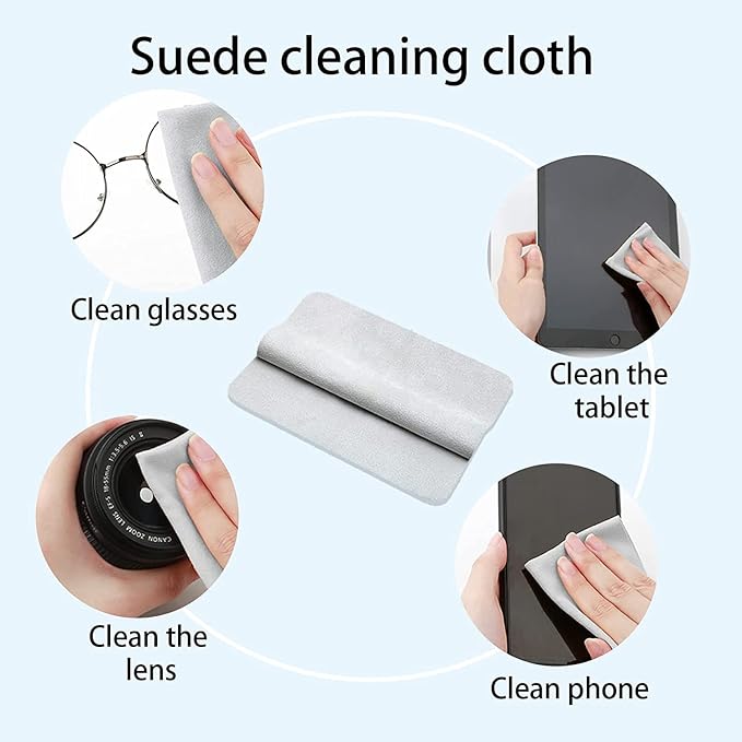 8 in 1 Electronic Cleaning kit - Keyboard Cleaner, Keyboard Cleaning Kit, Laptop Cleaner, Laptop Cleaning Kit, Electronic Cleaner Kit for Laptop/Phone(Give Away a Flannel Cloth) Black